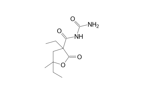 2-allophanyl-2-ethyl-4-hydroxy-4-methylhexanoic acid, gamma-lactone