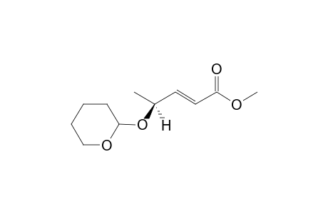 (E,4S)-4-(2-oxanyloxy)-2-pentenoic acid methyl ester