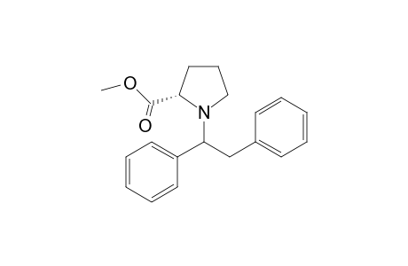 (2S)-Methyl 1-(1,2-diphenylethyl)pyrrolidine-2-carboxylate