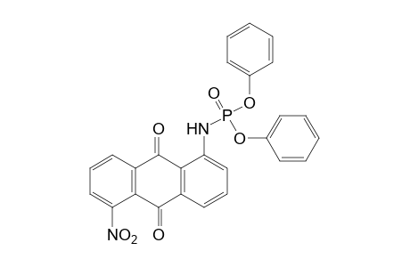 (5-nitro-1-anthraquinonyl)phosphoramidic acid, diphenyl ester