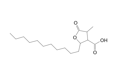 3-Furancarboxylic acid, tetrahydro-4-methyl-5-oxo-2-undecyl-