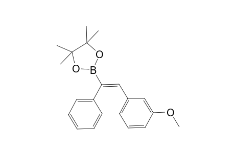 (Z)-2-(2-(3-methoxyphenyl)-1-phenylvinyl)-4,4,5,5-tetramethyl-1,3,2-dioxaborolane