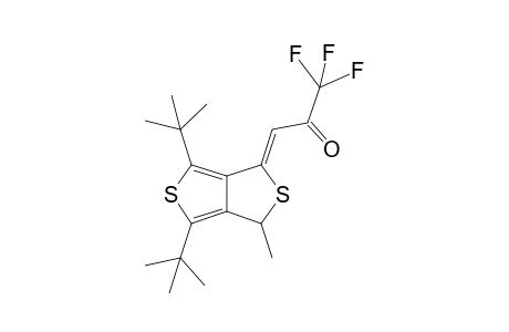 4,6-Di-t-butyl-3-methyl-1-(trifluoroacetylidene)-1H,3H-thieno[3,4-c]thiophene