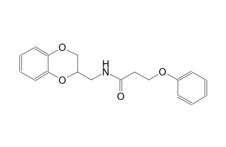 propanamide, N-[(2,3-dihydro-1,4-benzodioxin-2-yl)methyl]-3-phenoxy-