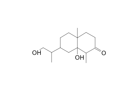 2-Naphthalenone, 1,4a-dimethylperhydro-8a-hydroxy-7-(2-hydroxy-1-methylethyl)