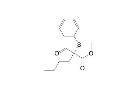 Methyl R-(+)-2-Formyl-2-(phenylthio)hexanoate
