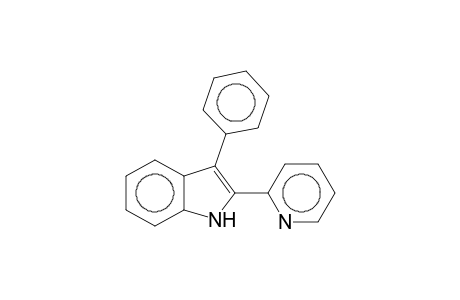 1H-Indole, 3-phenyl-2-(2'-pyridyl)-