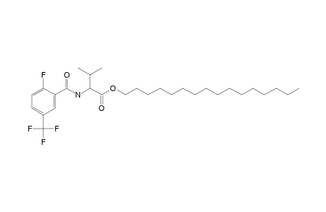 L-Valine, N-(2-fluoro-5-trifluoromethylbenzoyl)-, hexadecyl ester