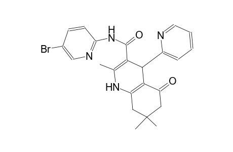N-(5-bromo-2-pyridinyl)-2,7,7-trimethyl-5-oxo-4-(2-pyridinyl)-1,4,5,6,7,8-hexahydro-3-quinolinecarboxamide