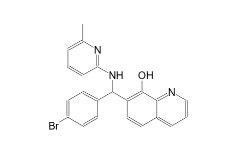 7-{(4-bromophenyl)[(6-methyl-2-pyridinyl)amino]methyl}-8-quinolinol