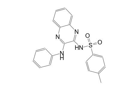 benzenesulfonamide, 4-methyl-N-[3-(phenylamino)-2-quinoxalinyl]-
