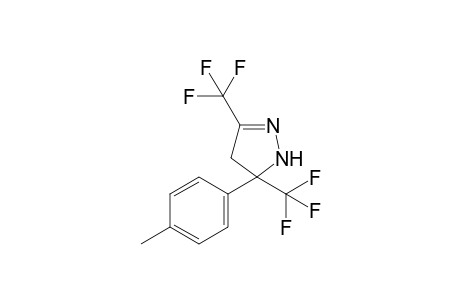 5-(p-Tolyl)-3,5-bis(trifluoromethyl)-4,5-dihydro-1H-pyrazole
