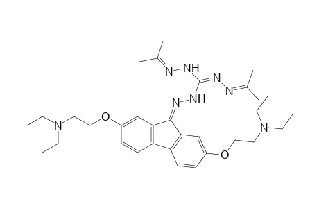 1-{{2,7-bis[2-(diethylamino)ethoxy]fluoren-9-ylidene)amino}-2,3-bis(isopropylideneamino)guanidine