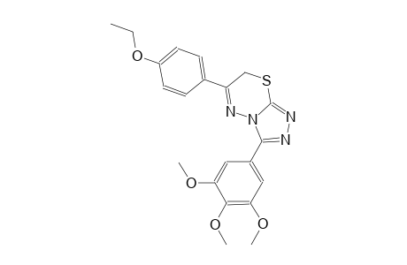 6-(4-ethoxyphenyl)-3-(3,4,5-trimethoxyphenyl)-7H-[1,2,4]triazolo[3,4-b][1,3,4]thiadiazine