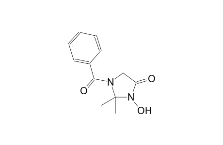 1-benzoyl-3-hydroxy-2,2-dimethyl-4-imidazolidinone