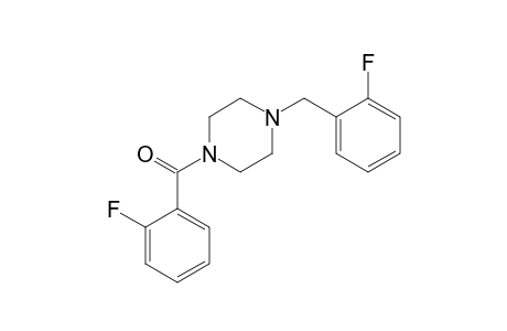(2-fluorophenyl)-[4-[(2-fluorophenyl)methyl]-1-piperazinyl]methanone