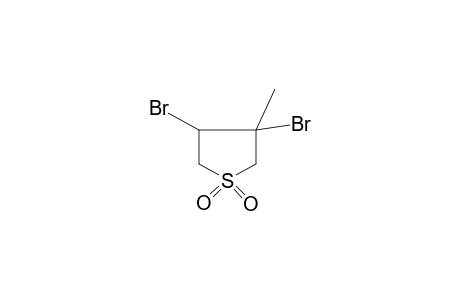 3,4-dibromo-3-methyltetrahydrothiophene, 1,1-dioxide