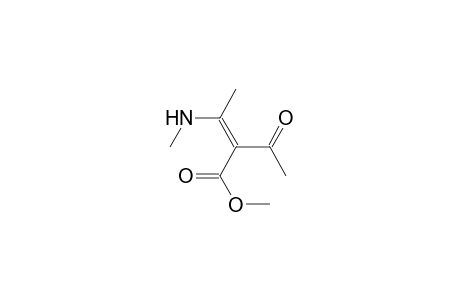 2-Butenoic acid, 2-acetyl-3-(methylamino)-, methyl ester
