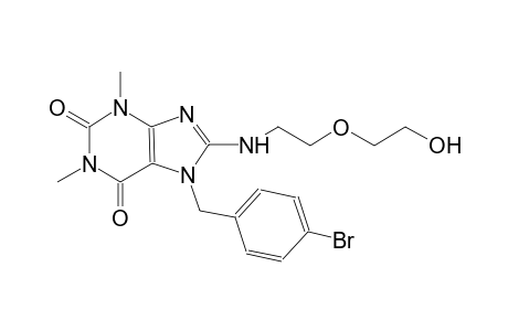 1H-purine-2,6-dione, 7-[(4-bromophenyl)methyl]-3,7-dihydro-8-[[2-(2-hydroxyethoxy)ethyl]amino]-1,3-dimethyl-
