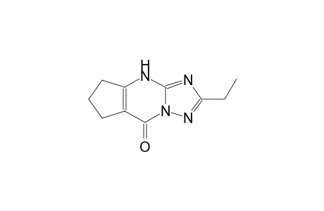 8H-cyclopenta[d][1,2,4]triazolo[1,5-a]pyrimidin-8-one, 2-ethyl-4,5,6,7-tetrahydro-