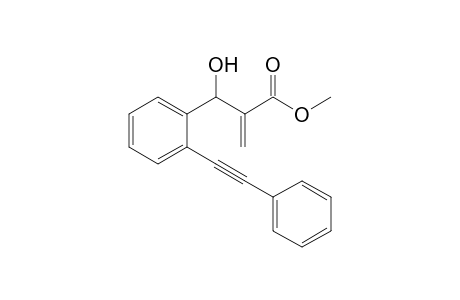 Methyl 2-(hydroxy(2-(phenylethynyl)phenyl)methyl)acrylate
