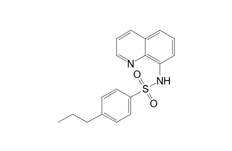 N-(8-Quinolyl)-4-n-propylbenzenesulfonamide