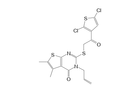 3-allyl-2-{[2-(2,5-dichloro-3-thienyl)-2-oxoethyl]sulfanyl}-5,6-dimethylthieno[2,3-d]pyrimidin-4(3H)-one