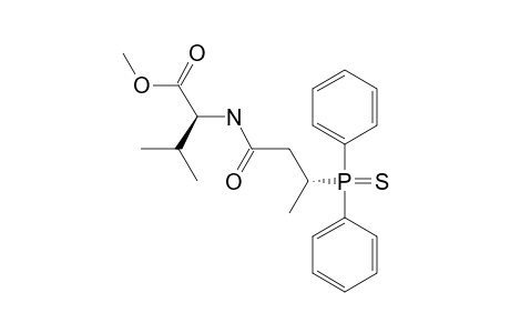 (2-S,3'-R)-2-(3'-DIPHENYLPHOSPHINOTHIOYL-3'-METHYL)-PROPANAMIDO-2-ISOPROPYLETHANOIC_ACID_METHYLESTER