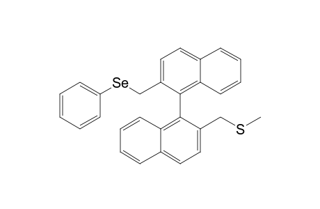 1-[2-(methylsulfanylmethyl)-1-naphthyl]-2-(phenylselanylmethyl)naphthalene