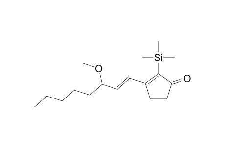 1-Cyclopenten-3-one, 1-(3-methoxy-1-(E)-octenyl)-2-trimethylsilyl-