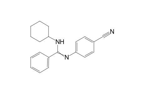 N-(4-Cyanophenyl)-N'-cyclohexylbenzimidamide