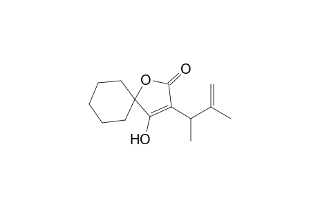4-Hydroxy-3-[3'-methylbut-3'-en-2'-yl]-1-oxaspiro[4.5]dec-3-en-2-one