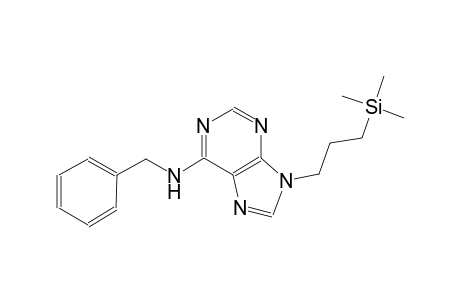 N-Benzyl-9-[3-(trimethylsilyl)propyl]-9H-purin-6-amine