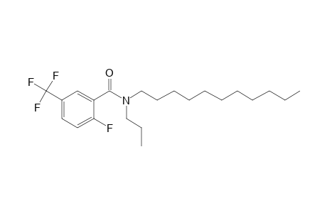 Benzamide, 2-fluoro-5-trifluoromethyl-N-propyl-N-undecyl-