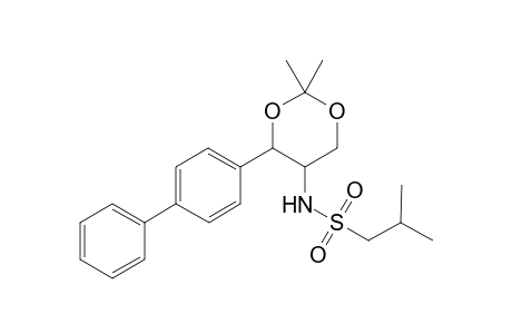 N-[4-{[(1',1''-Biphenyl-4'-yl)-2,2-dimethyl-1,3-dioxan-5-yl]-(2'''-methylpropane)sulfonamide