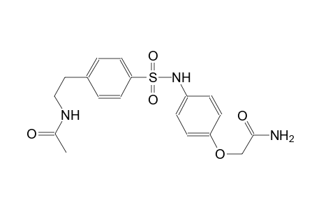 acetamide, 2-[4-[[[4-[2-(acetylamino)ethyl]phenyl]sulfonyl]amino]phenoxy]-