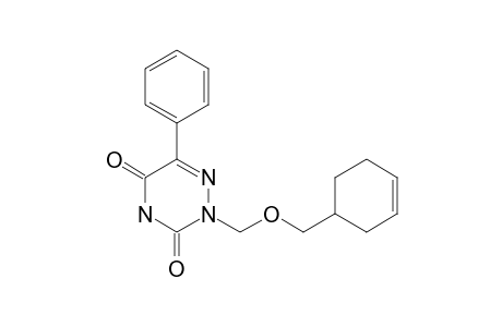 1-(3-CYCLOHEXEN-1-YLMETHOXYMETHYL)-5-PHENYL-6-AZAURACIL