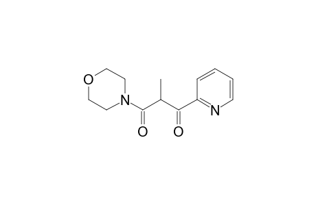 2-methyl-1-morpholin-4-yl-3-pyridin-2-ylpropane-1,3-dione