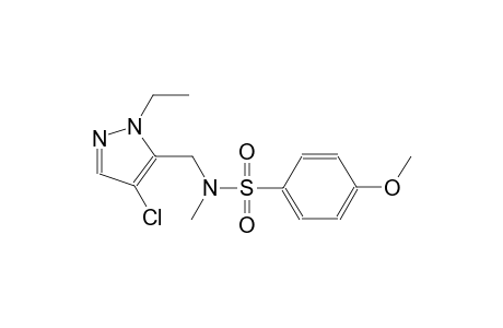 benzenesulfonamide, N-[(4-chloro-1-ethyl-1H-pyrazol-5-yl)methyl]-4-methoxy-N-methyl-