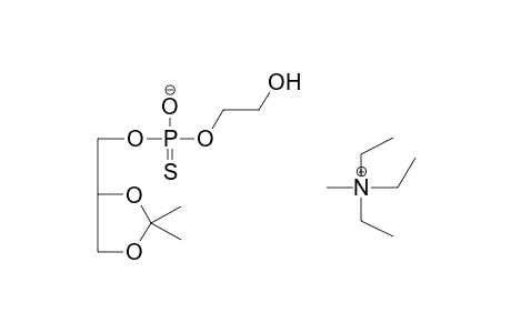 1,2-ISOPROPYLIDENGLYCERO-3-(O-BETA-HYDROXYETHYL)THIONOPHOSPHATE,METHYLTRIETHYLAMMONIUM SALT