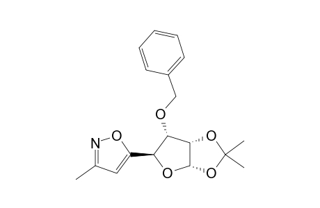 5-(3-O-BENZYL-1,2-O-ISOPROPYLIDENE-ALPHA-D-RIBO-FURANOS-4-YL)-3-METHYLISOXAZOLE