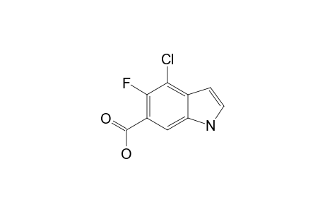 4-CHLORO-5-FLUOROINDOLE-6-CARBOXYLIC-ACID