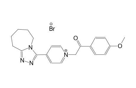 1-[2-(4-methoxyphenyl)-2-oxoethyl]-4-(6,7,8,9-tetrahydro-5H-[1,2,4]triazolo[4,3-a]azepin-3-yl)pyridinium bromide