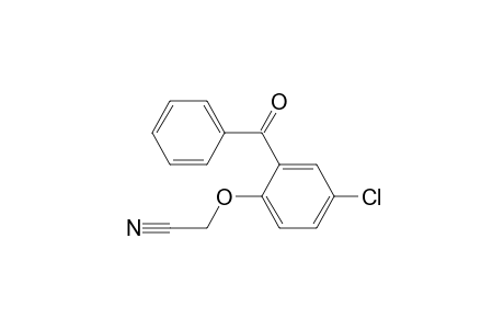 Acetonitrile, (2-benzoyl-4-chlorophenoxy)-