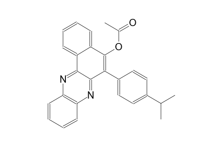 benzo[a]phenazin-5-ol, 6-[4-(1-methylethyl)phenyl]-, acetate (ester)