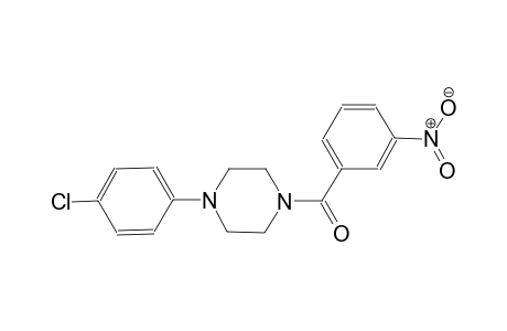 1-(4-chlorophenyl)-4-(3-nitrobenzoyl)piperazine