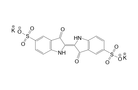 Indigodisulfonic acid, dipotassium salt