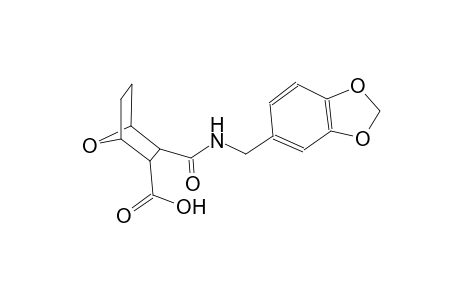 3-{[(1,3-benzodioxol-5-ylmethyl)amino]carbonyl}-7-oxabicyclo[2.2.1]heptane-2-carboxylic acid