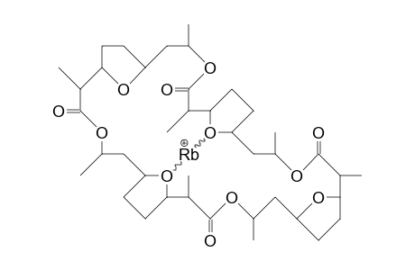 Nonactin-rubidium complex cation