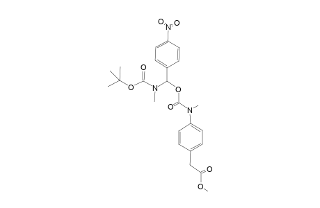Methyl 4-(N-methyl-N-{2-[N-methyl-4-(tert-butyloxycarbonyl)amino]-4-nitrobenzyloxycarbonyl}amino)phenylacetate